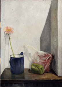 FAT TEMPERA AND MIXED TECHNIQUES ON PANEL 50X70 cms